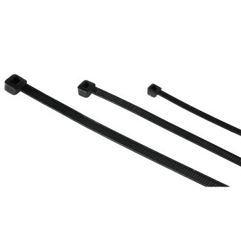 Nylon Kabelbinder schwarz, 10 Stück,  280 x 4,8 mm