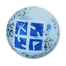 moon-marble Geocaching Logo Mini-Murmel - Mond