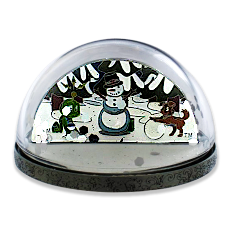 Schneekugel, Weihnachts-Geocoin Schneekugel, Weihnachts-Geocoin