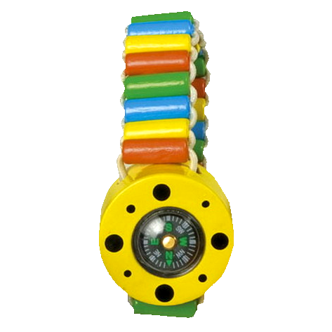 Kinder-Armband "Kompass", gelb