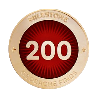 Milestone Pin - 200 Finds