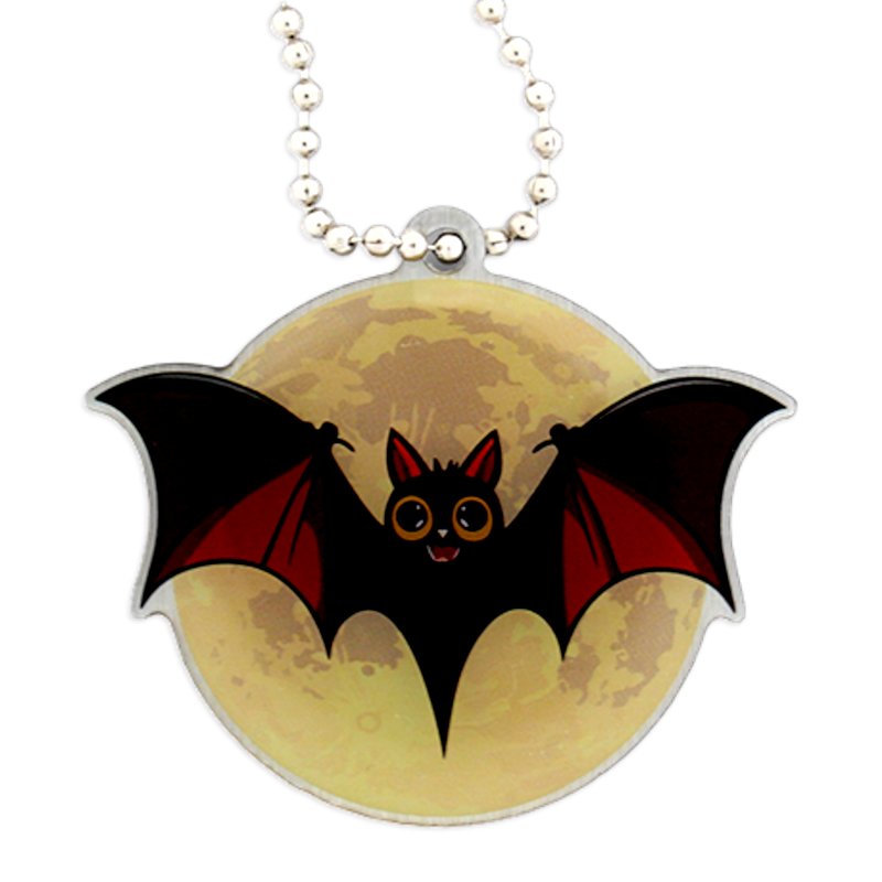 Batrick die Fledermaus, Halloween Travel Tag Batrick die Fledermaus, Halloween Travel Tag