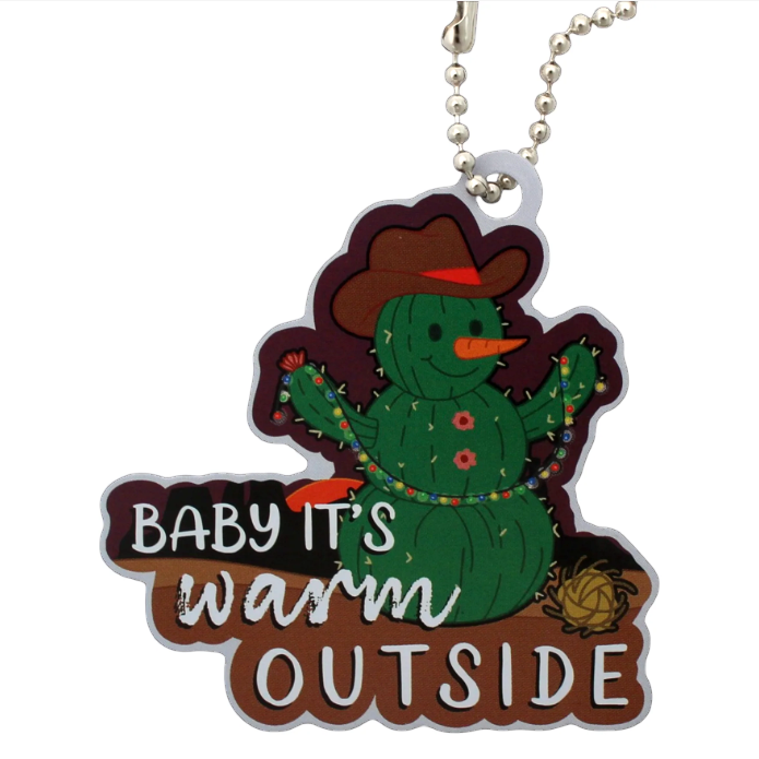 Stachliger Weihnachts-Travel Tag