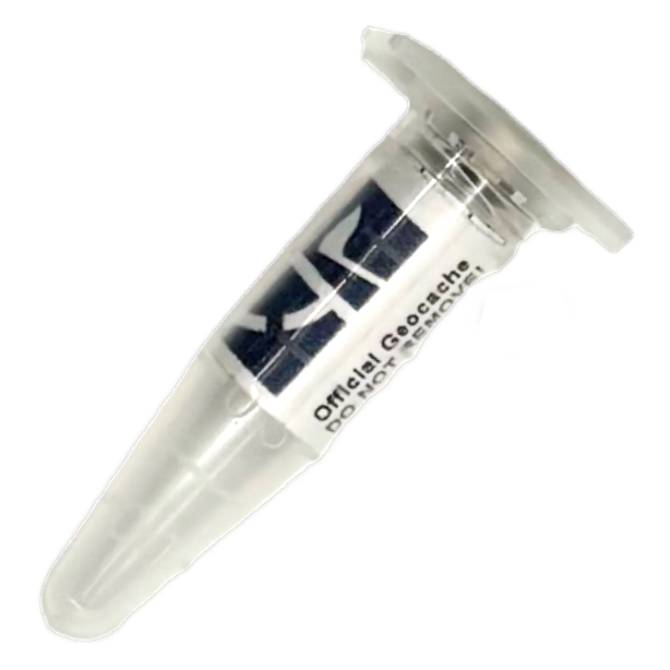 Magnetischer Nano-Geocache-Behälter – Transparent