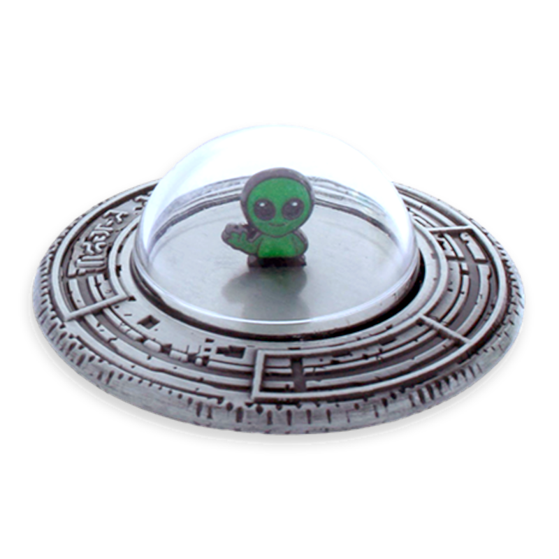 3D UFO Geocoin