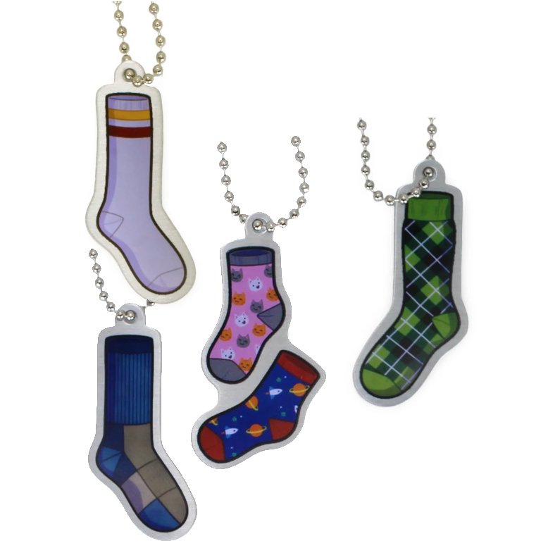 Verschwundene Socken, Travel Tag Set