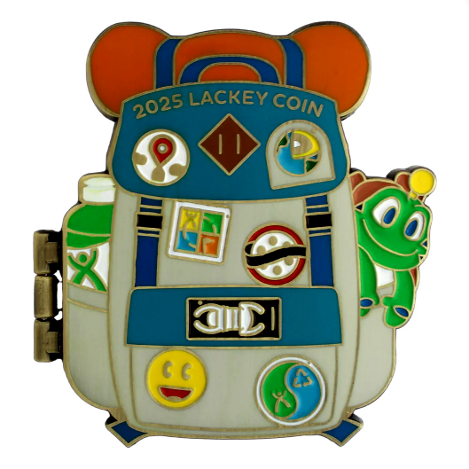 2025 Groundspeak Lackeys Geocoin and Tag Set – Antik Bronze