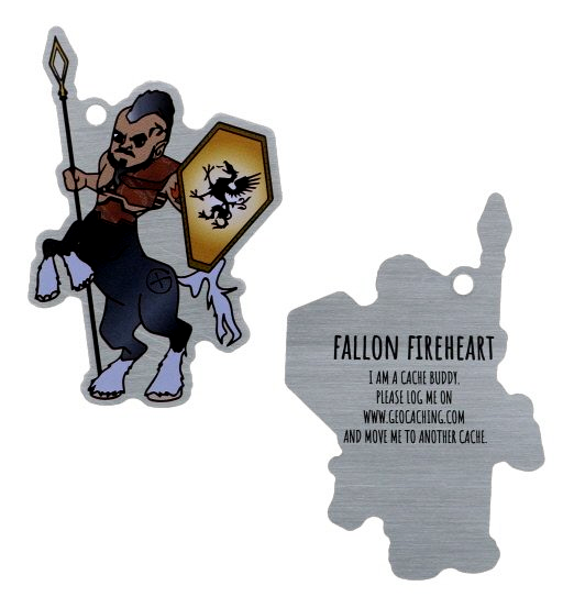 Fallon Fireheart, Halloween Trackable Tag, Zentaur