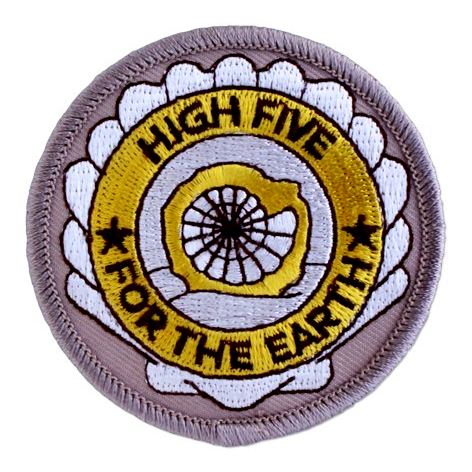 HighFiveForTheEarth_Patch High-Five for The Earth, Aufnäher