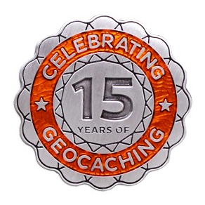 "15 Jahre Geocaching", Geocoin