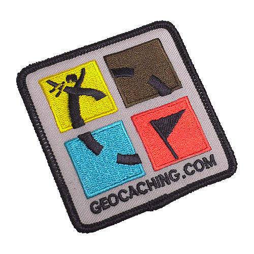 patch-geocaching-logo-vierfarbig Patch Geocaching Logo vierfarbig