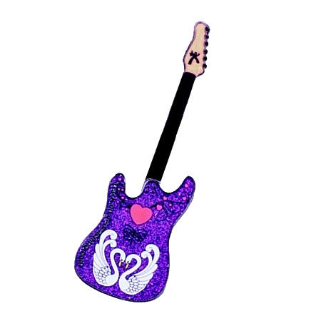 Coin E Gitarre purple