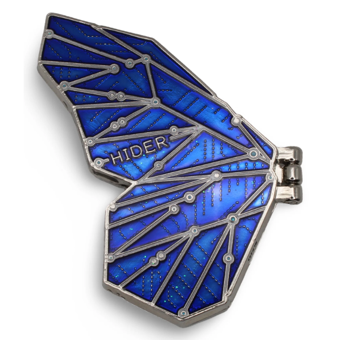 Blue Switch, Schmetterlings-Effect, Geocoin