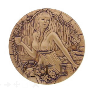 GriechischeGoetter_Cybele_1 Griechische Götter Geocoin, "Kybele"