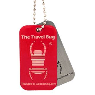 qr-travel-bug-rot-nachleuchtend-4477-530038 Limited Edition RED Geocaching QR Travel Bug® - Glow in the Dark