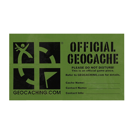 Groundspeak Sticker medium englisch