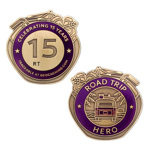RaodTripHero_Coin Road Trip Hero, Geocoin