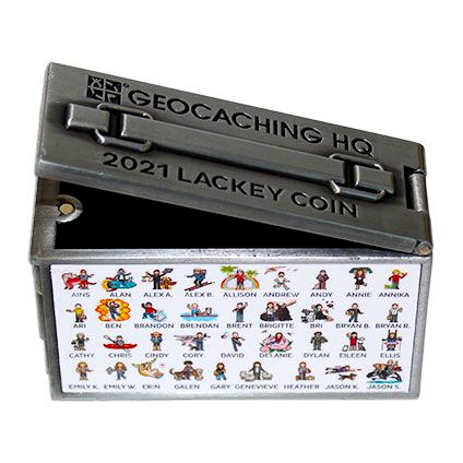 2021-groundspeak-lackeys-geocoin-und-tag-set-3678-gr534012 2021 Groundspeak Lackeys Geocoin und Tag Set
