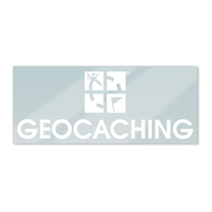 Geocaching "Schriftzug+Logo" Statik-Folie