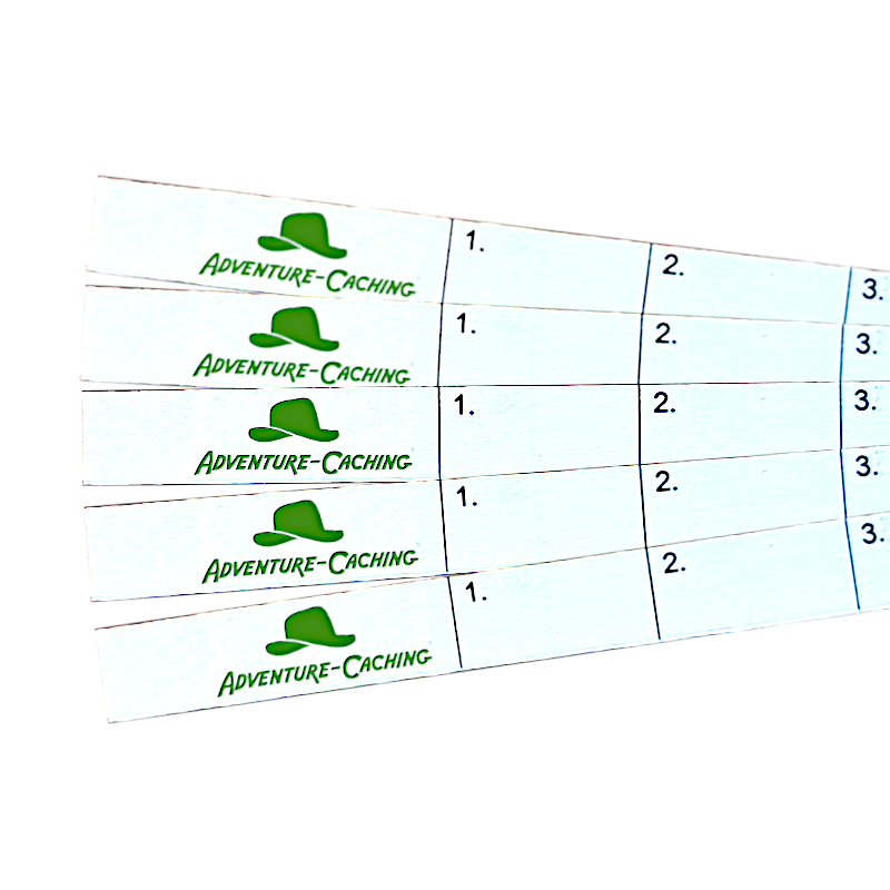 Nano-Logstreifen, 5er Set, wasserfest Nano-Logstreifen, 5er Set, wasserfest