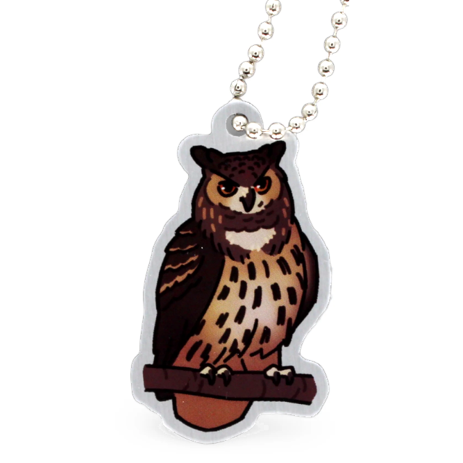 Woodland Creatures Travel Tag - Owl