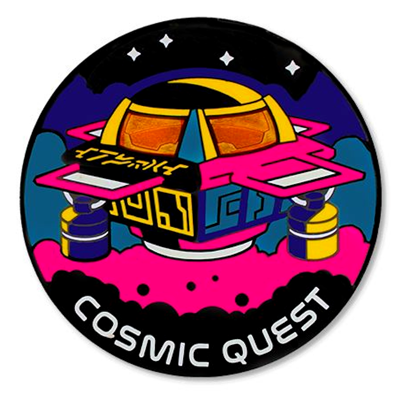 Kosmischer Quest, offizielle Geocoin and Tag Set