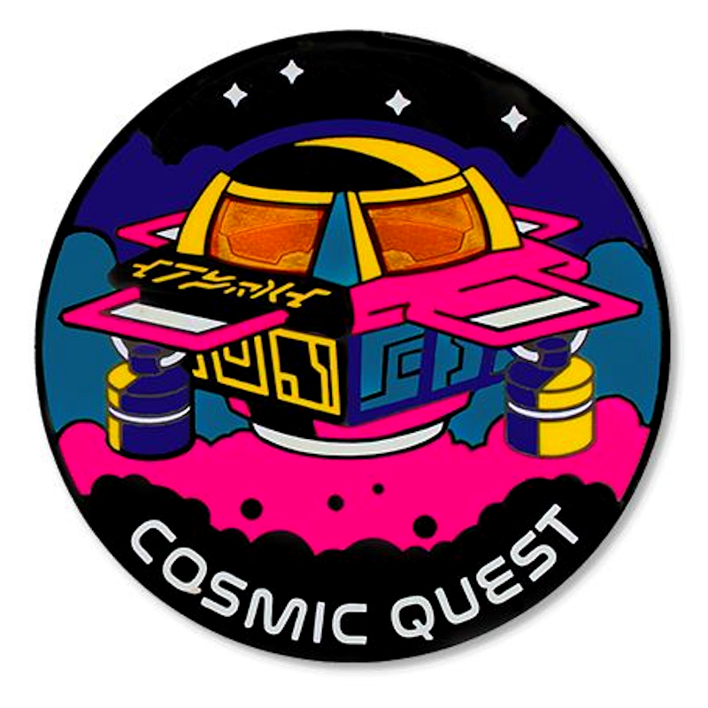 Kosmische Quest, offizielle Geocoin and Tag Set Kosmische Quest, offizielle Geocoin and Tag Set