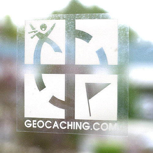 geocaching Logo window cling
