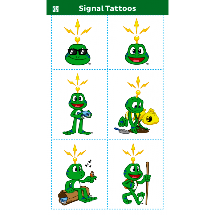 signal-the-frog-set-mit-6-temporaren-tattoos-4052-532034 Signal the Frog®, Set mit 6 Tattoos