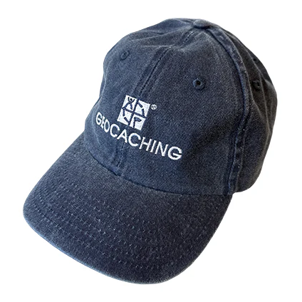 Navy Geo Logo Cap, marineblau