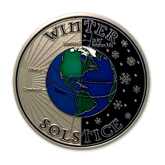 Winter Solstice Geocoin