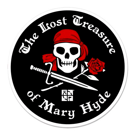 The Lost Treasure of Mary Hyde, Aufkleber