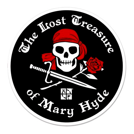 Mary_Hyde_Sticker The Lost Treasure of Mary Hyde, Aufkleber