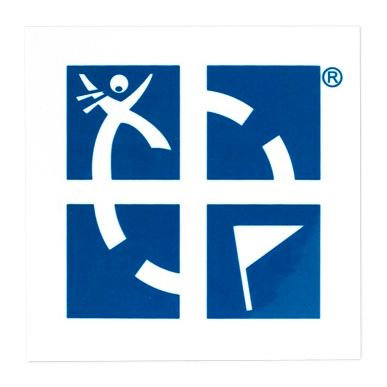 Logosticker_blau56d9bc53f40d9 Geocaching-Sticker, blau