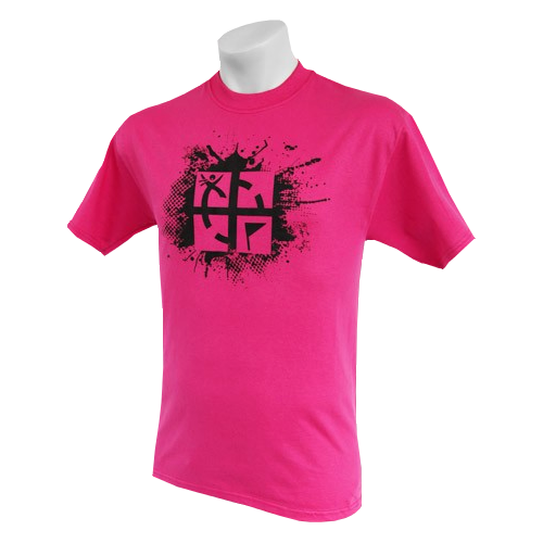 T Shirt Cache Attack pink