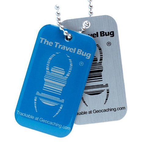 QR-Travel Bug®, Blau