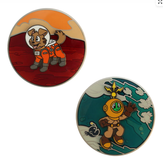 Hoch und Tief, Geocoin Set