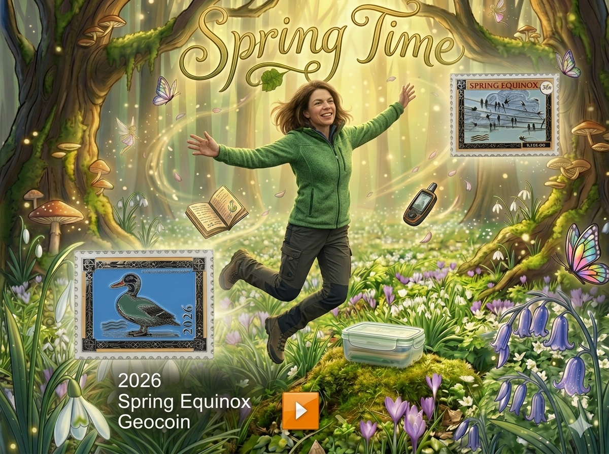 Spring Equinox Geocoins