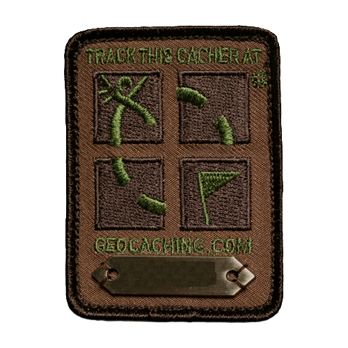 patch-trackable-geocaching-logo-camo Patch trackable Geocaching Logo camo