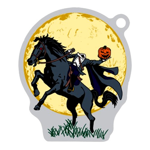 Schwarzer Reiter, Halloween Travel Tag Schwarzer Reiter, Halloween Travel Tag