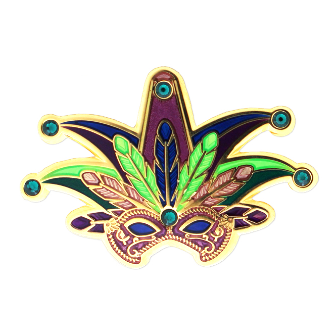 Mardi_Gras_gold_Coin_1 Karneval Geocoin, gold