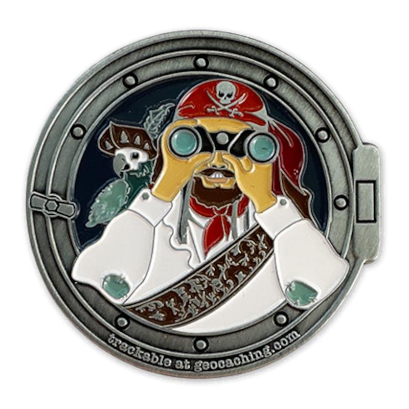 2024 Piraten Geocoin - Vorsicht Kraken!