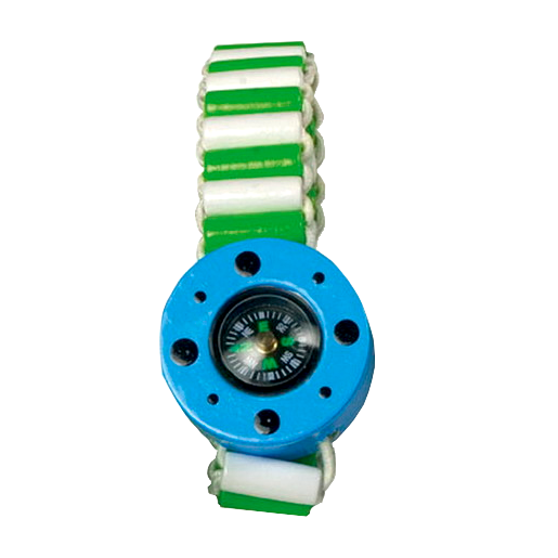 Kinder-Armband "Kompass", blau