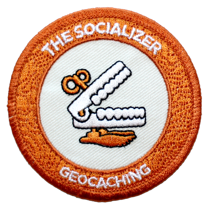 7SofA Patch "The Socializer" - Der Gesellschaftsmensch, Aufnäher