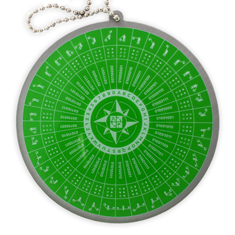 Puzzle Solving, Travel Tag XL, grün Puzzle Solving, Travel Tag XL, grün