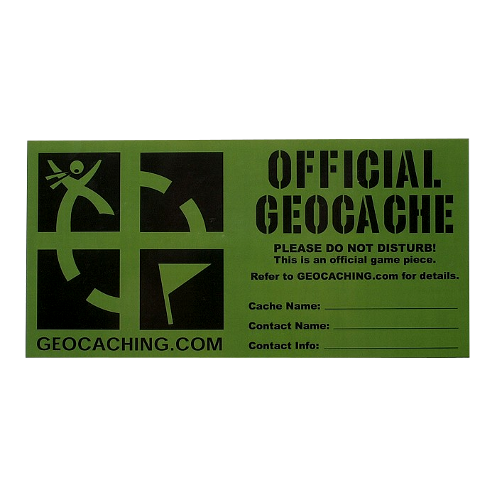 Groundspeak Sticker large englisch