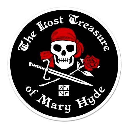 The Lost Treasure of Mary Hyde, Aufkleber