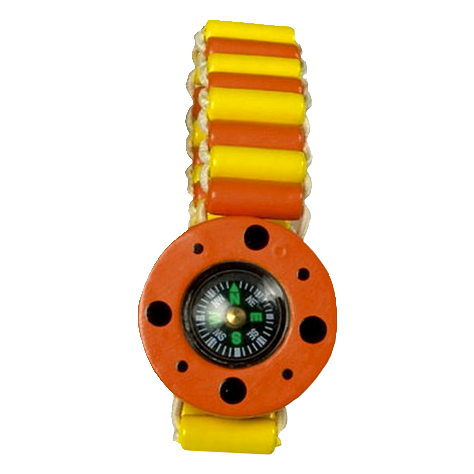 Kinder-Armband "Kompass", orange