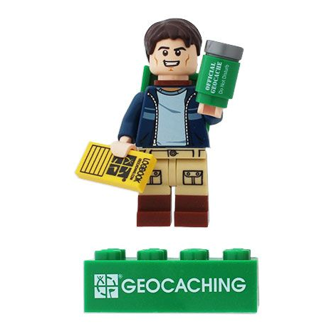 Cache-Hunter mit trackable LEGO®-kompatiblem Stein, neu